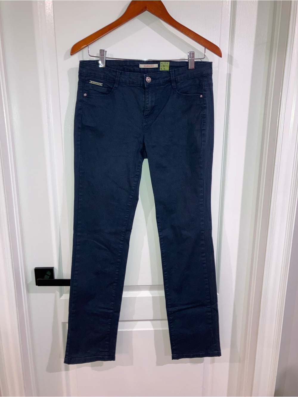 Camaïeu Dark Blue Straight Leg Jeans - size 6?